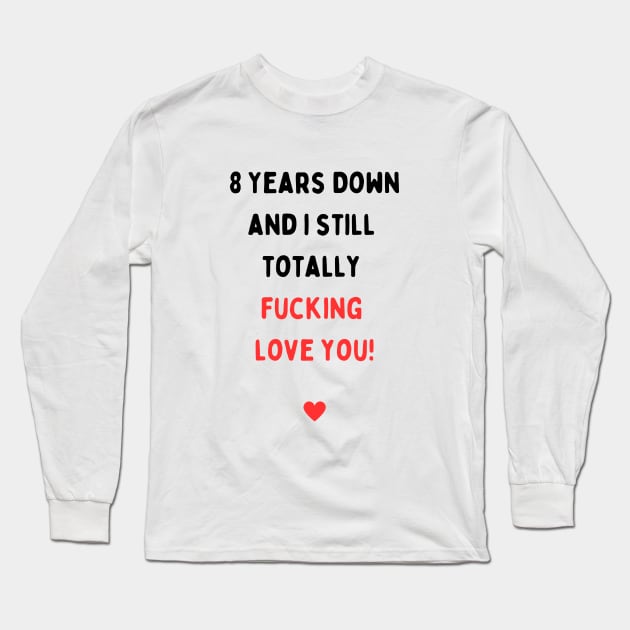 8th anniversary Long Sleeve T-Shirt by reesea